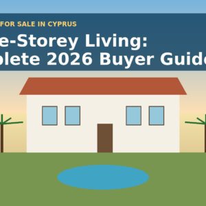 Single-storey bungalow for sale in Cyprus with terracotta roof, pool and garden — 2026 buyer guide
