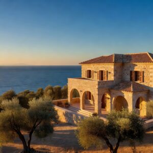 Mediterranean villa in Cyprus representing property investment and capital gains tax considerations