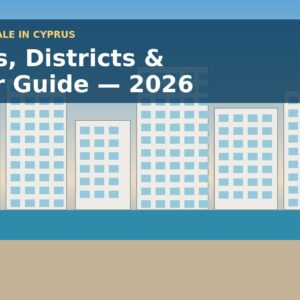 Modern apartment blocks on the Cyprus coast — flats for sale in Cyprus 2026