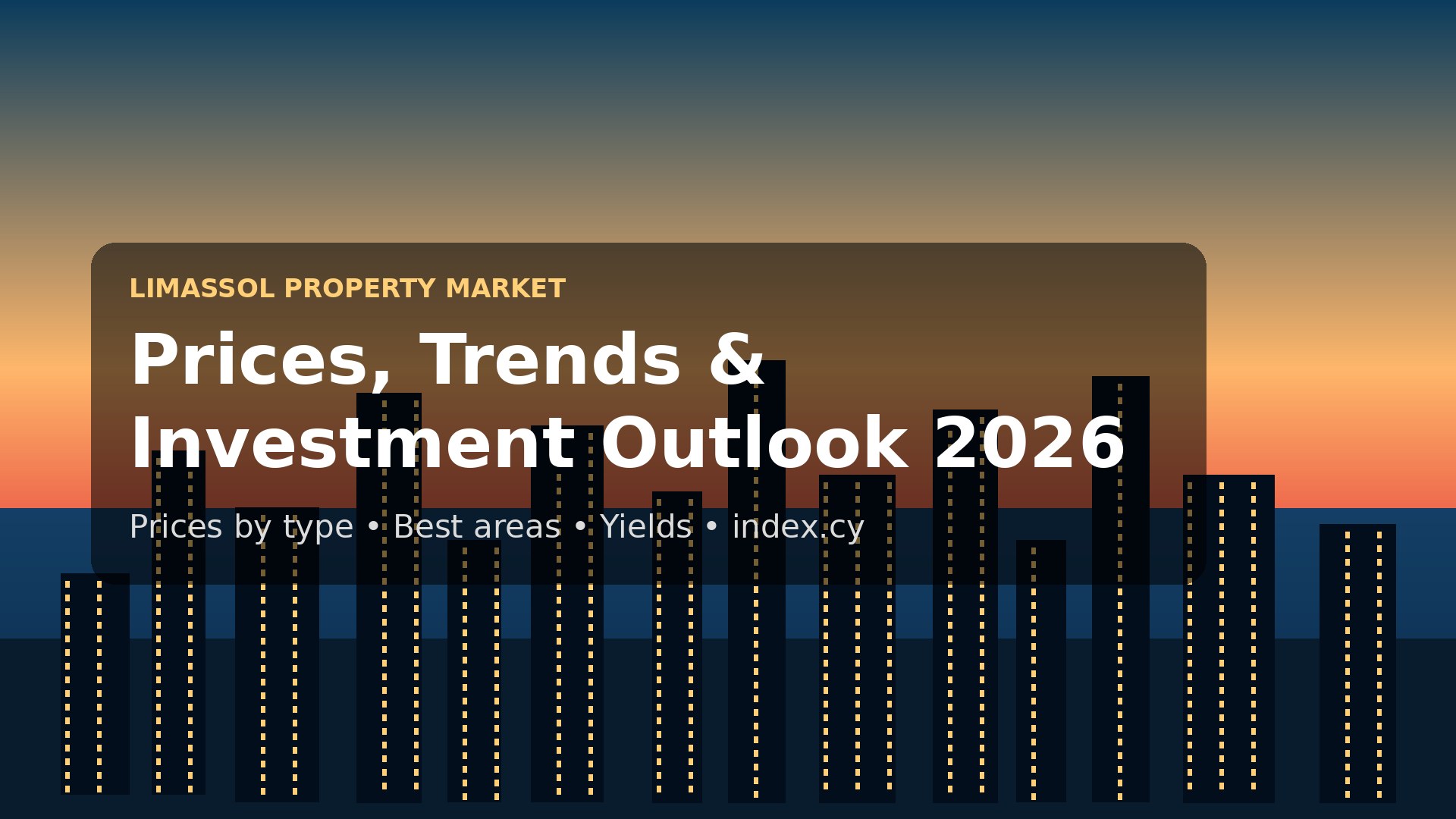 Limassol Property Market 2026: Prices, Trends & Investment Outlook