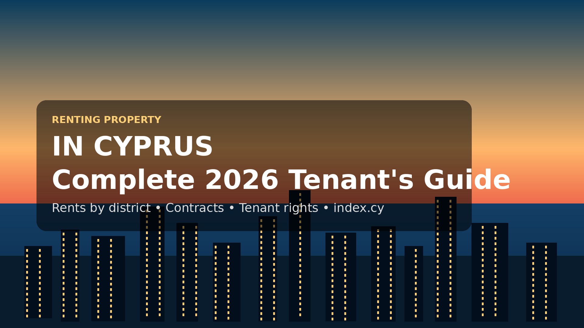 Renting Property in Cyprus: The Complete 2026 Tenant’s Guide
