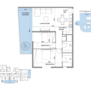2 Bedroom Apartment for Sale in Aglantzia, Nicosia District