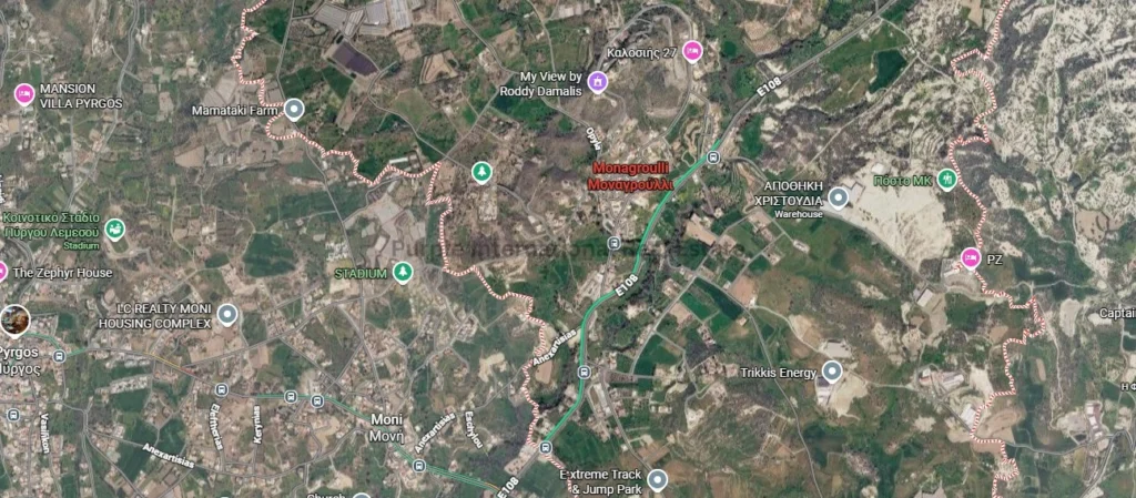 14,138m² Plot for Sale in Monagroulli, Limassol District