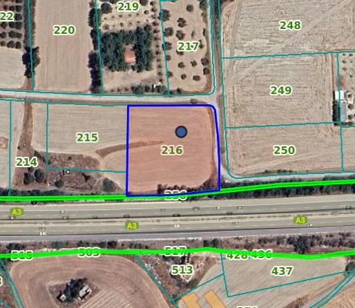 4,045m² Plot for Sale in Aradippou, Larnaca District