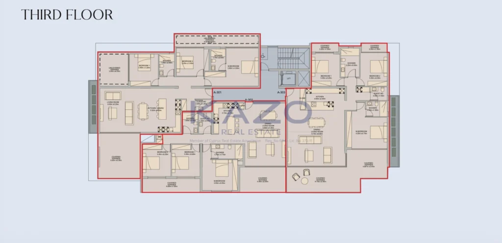 3 Bedroom Apartment for Sale in Paphos – Agios Theodoros