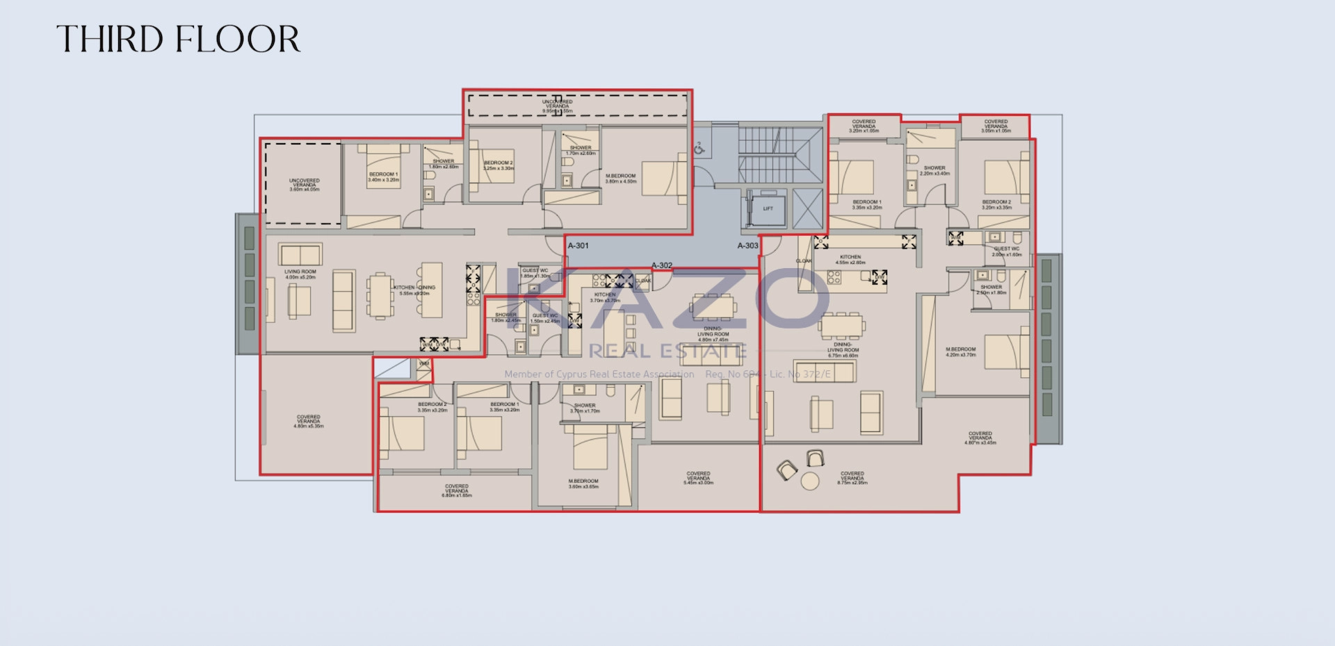 3 Bedroom Apartment for Sale in Paphos – Agios Theodoros
