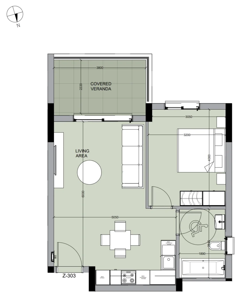 1 Bedroom Apartment for Sale in Asomatos, Limassol District