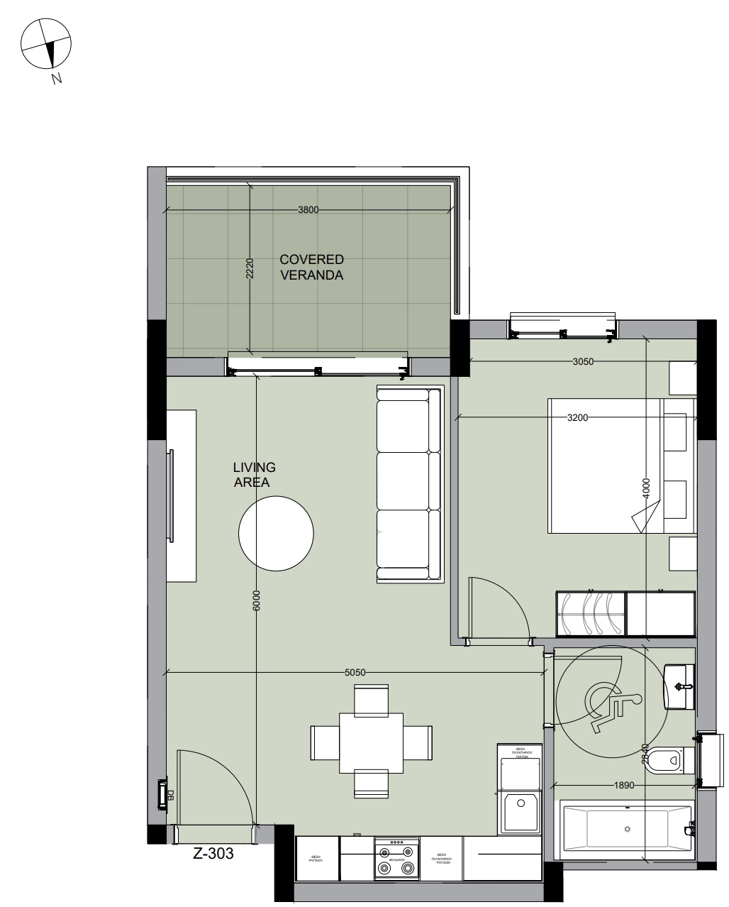 1 Bedroom Apartment for Sale in Asomatos, Limassol District