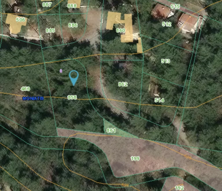 954m² Plot for Sale in Moniatis, Limassol District