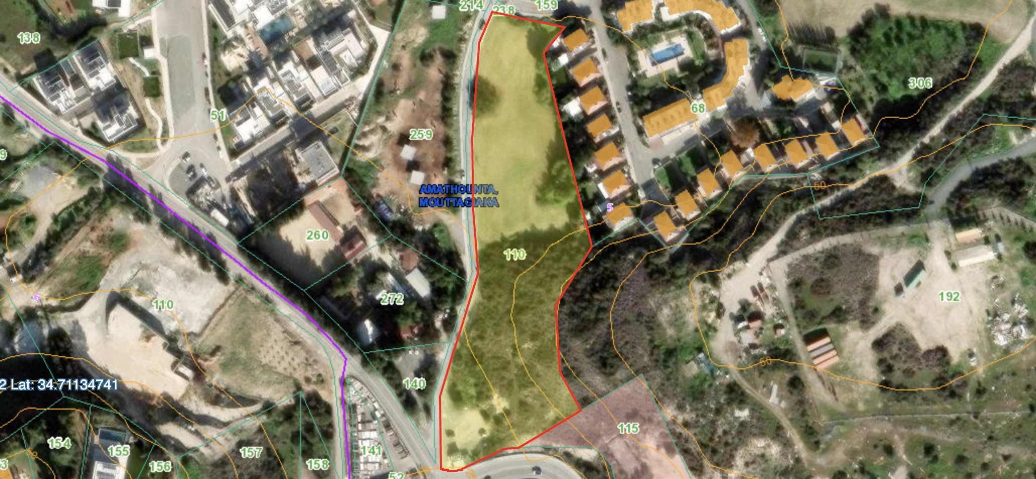 10,278m² Plot for Sale in Mouttagiaka, Limassol District