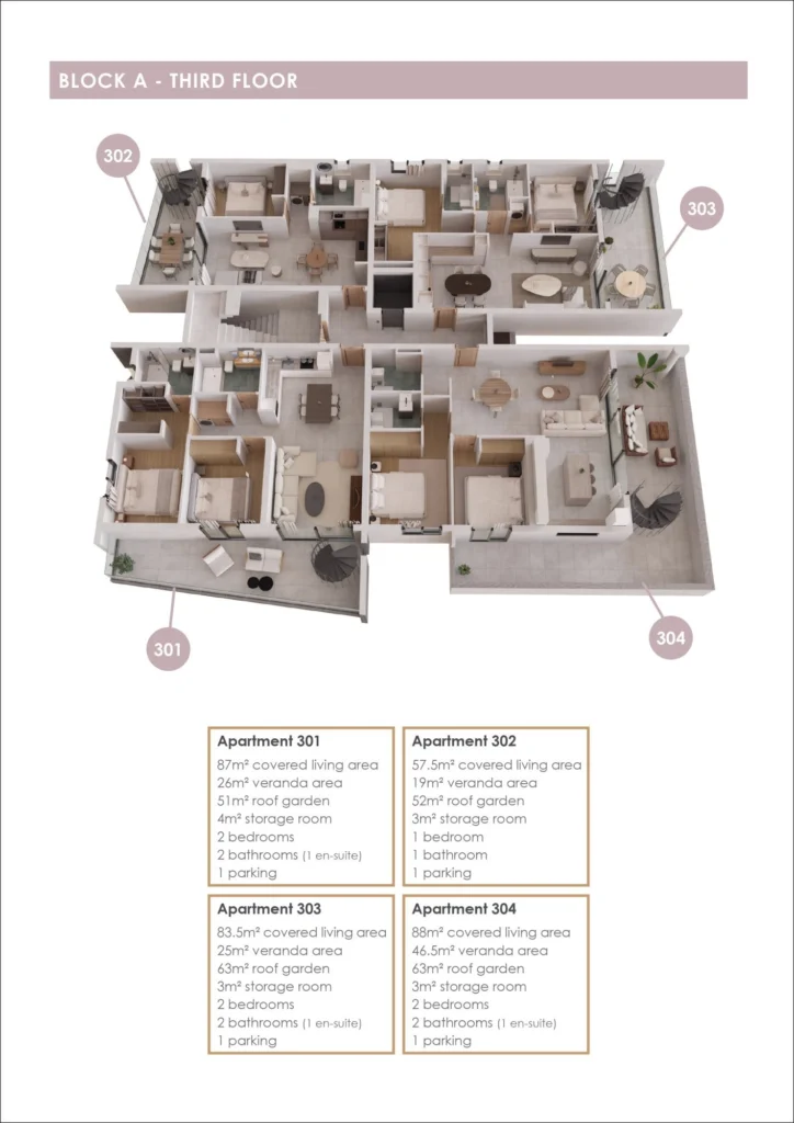 2 Bedroom Apartment for Sale in Aradippou, Larnaca District