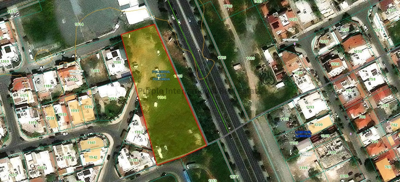 4,125m² Plot for Sale in Kato Polemidia, Limassol District