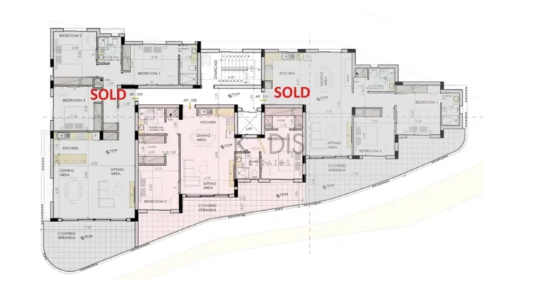 Average Price for 2 Bedroom Apartment in Nicosia