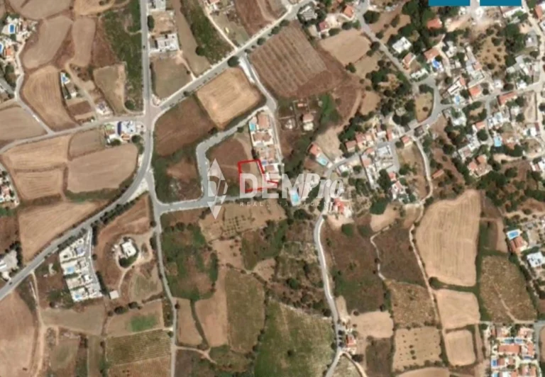 1,037m² Plot for Sale in Kathikas, Paphos District