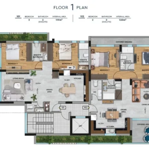 2 Bedroom Apartment for Sale in Columbia Area, Limassol District