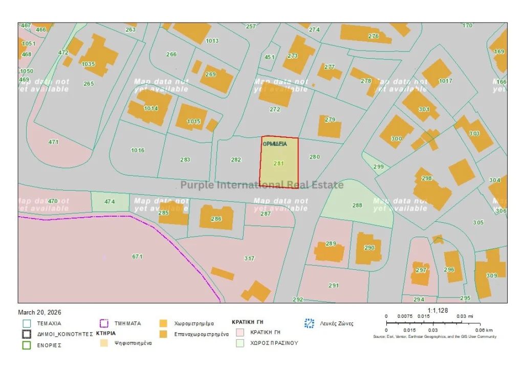 523m² Plot for Sale in Ormideia, Larnaca District