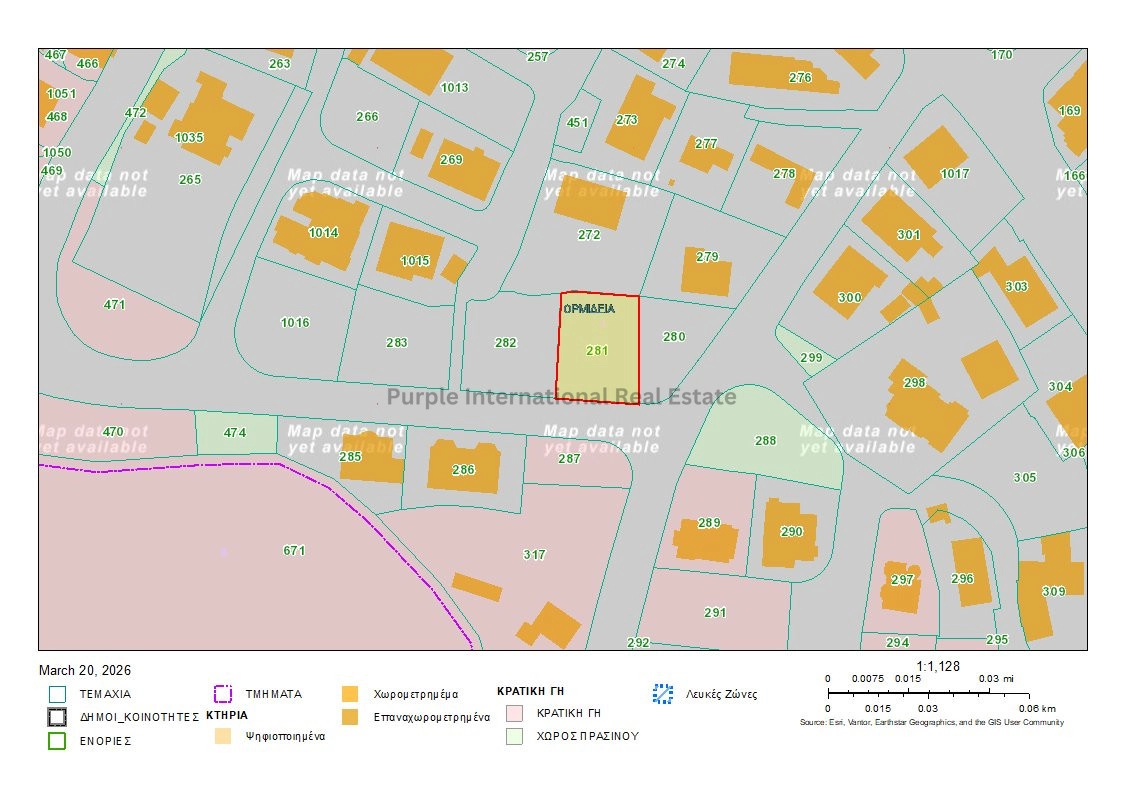 523m² Plot for Sale in Ormideia, Larnaca District