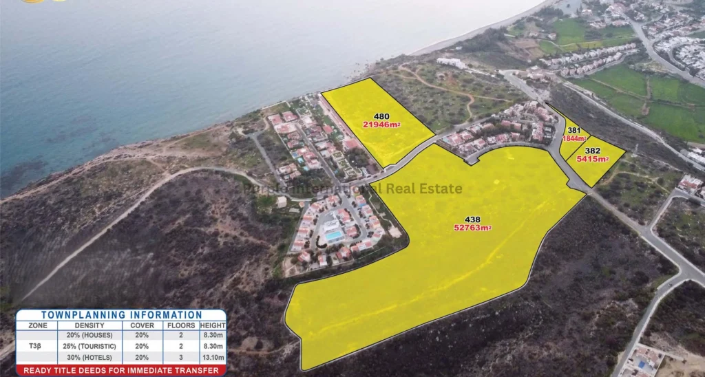 21,946m² Plot for Sale in Pissouri, Limassol District