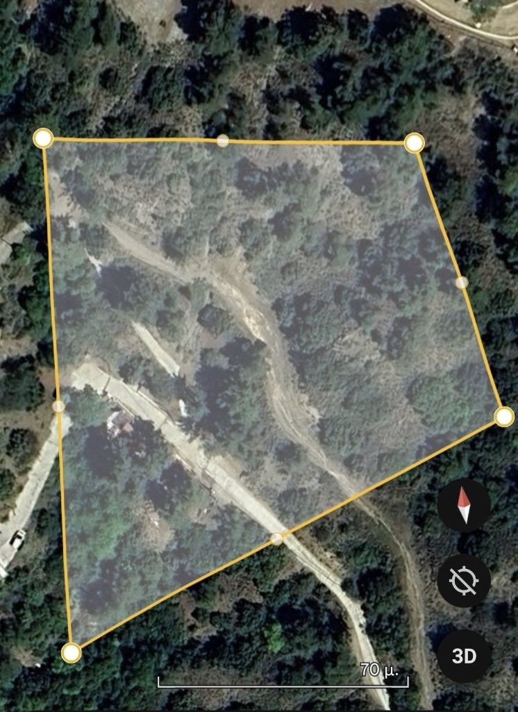 10,500m² Plot for Sale in Pano Platres, Limassol District