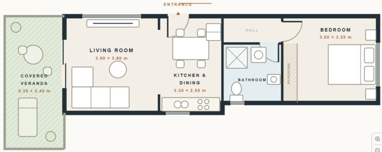 1 Bedroom Apartment for Rent in Limassol – Agios Athanasios
