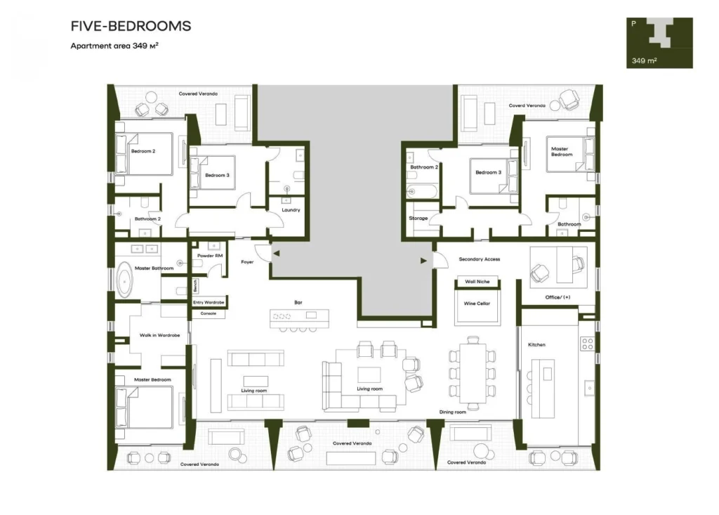 5 Bedroom Apartment for Sale in Potamos Germasogeias, Limassol District