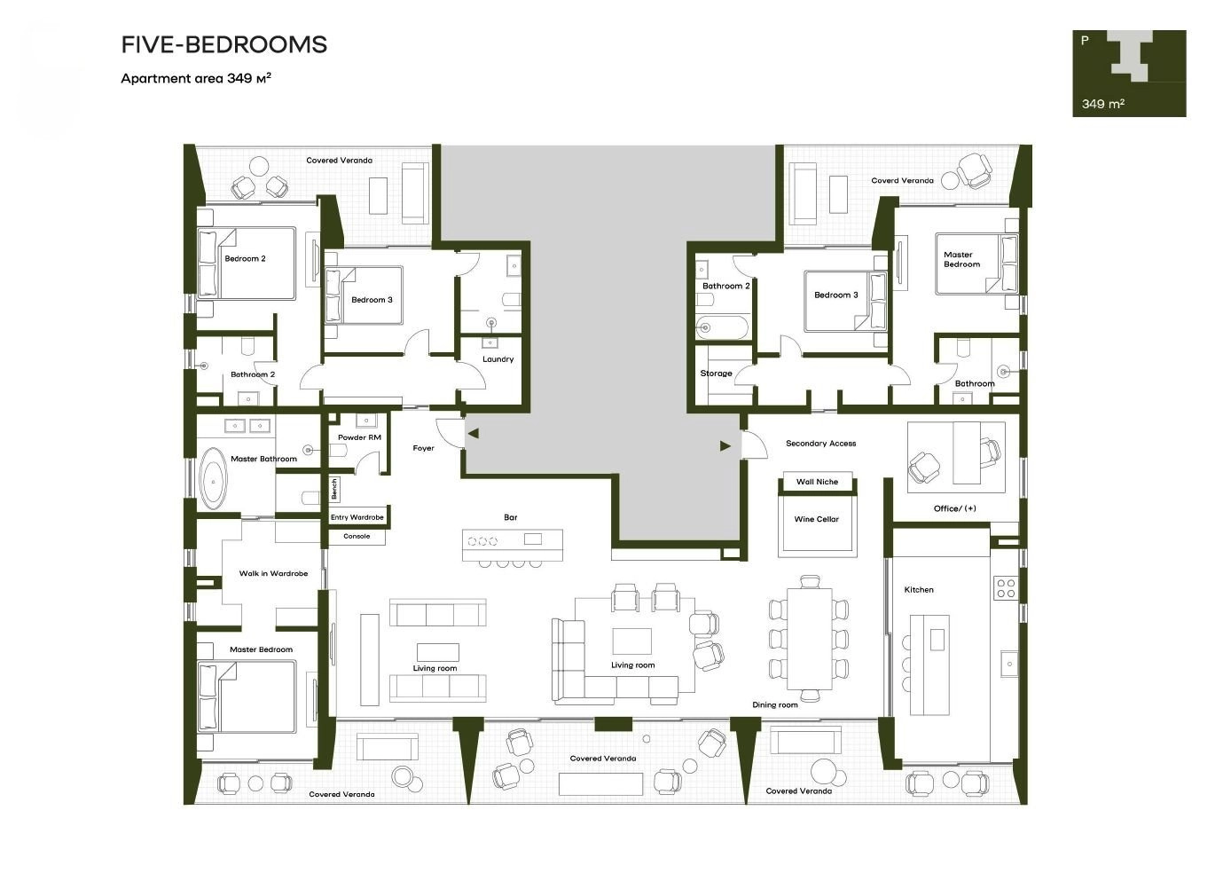 5 Bedroom Apartment for Sale in Potamos Germasogeias, Limassol District