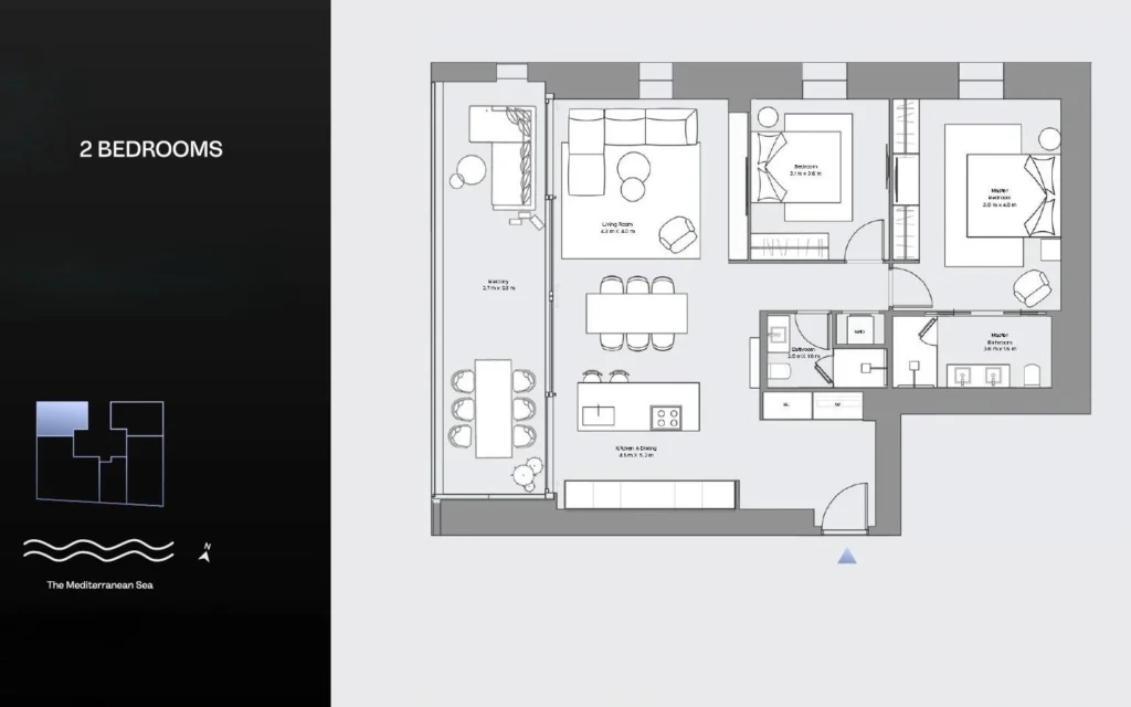 2 Bedroom Apartment for Sale in Mouttagiaka, Limassol District