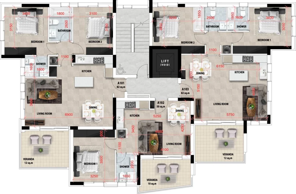 2 Bedroom Apartment for Sale