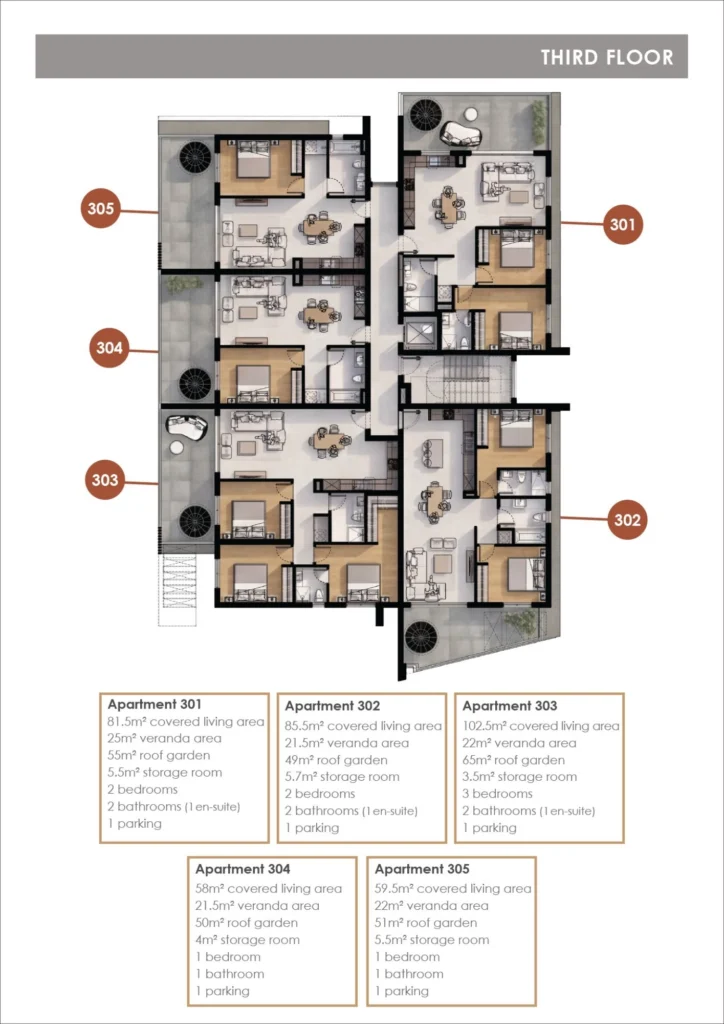 1 Bedroom Apartment for Sale in Livadia Larnakas, Larnaca District
