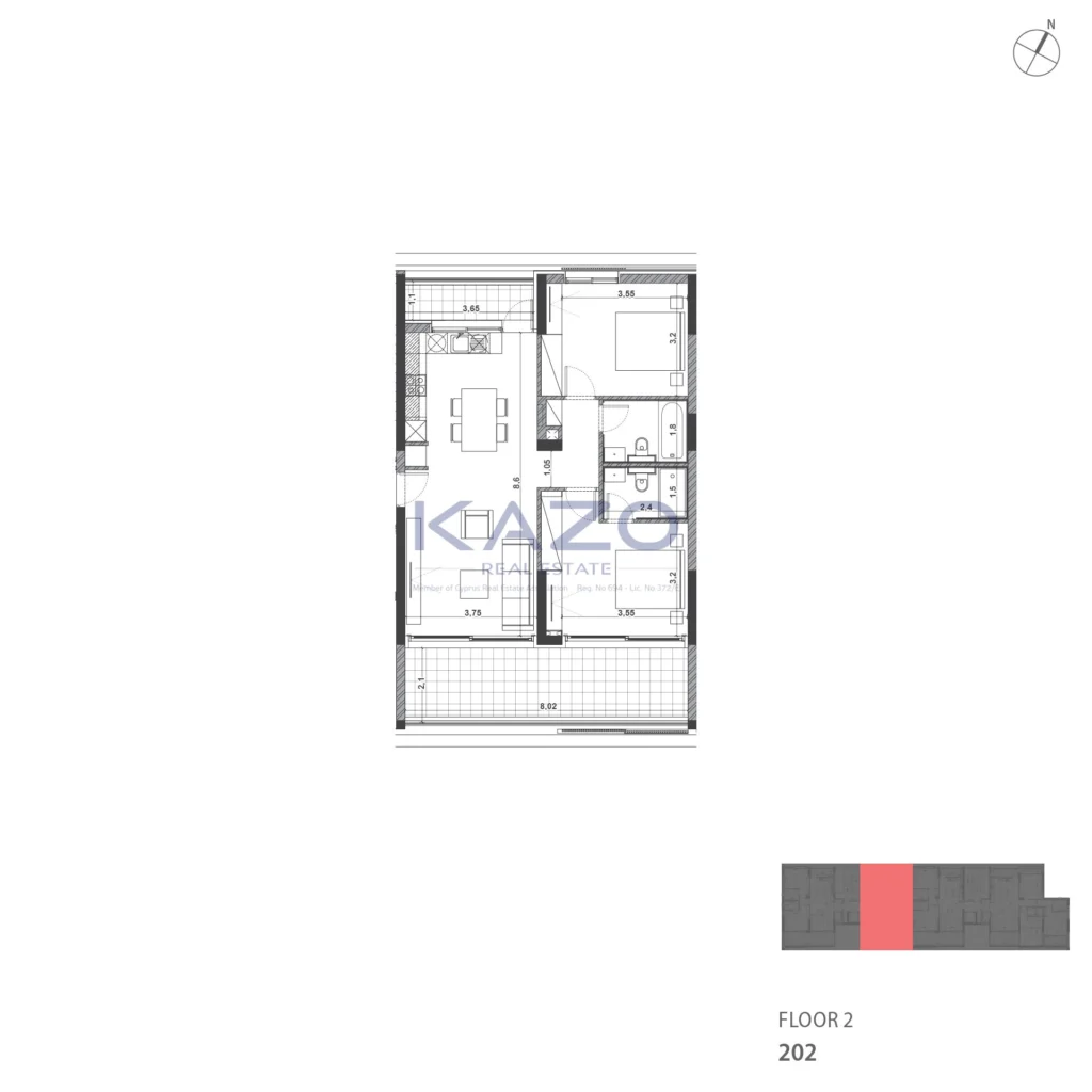 2 Bedroom Apartment for Rent in Limassol District