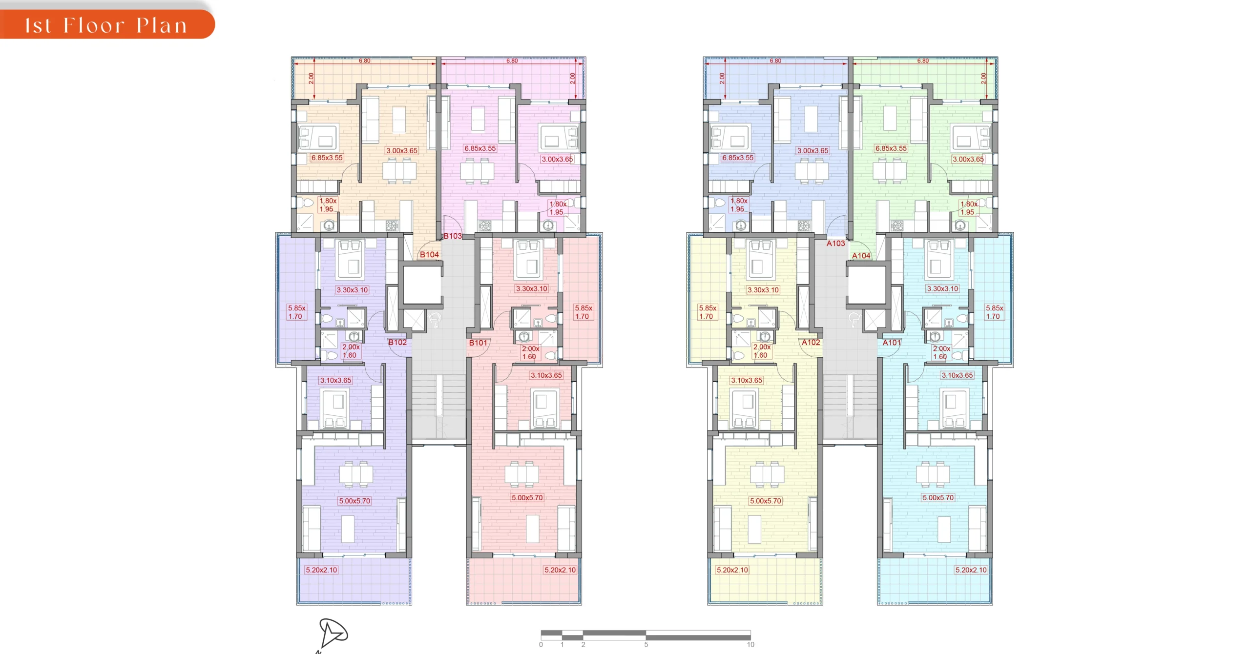 2 Bedroom Apartment for Sale in Aradippou, Larnaca District