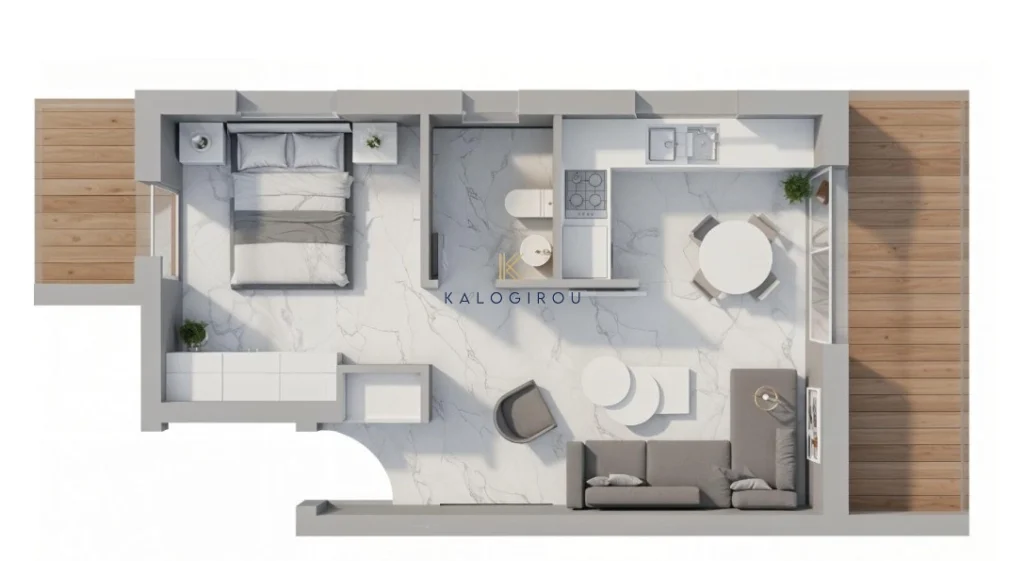 1 Bedroom Apartment for Sale in Drosia, Larnaca District