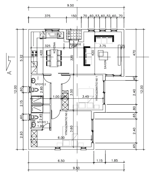 2 Bedroom House for Sale in Frenaros, Famagusta District