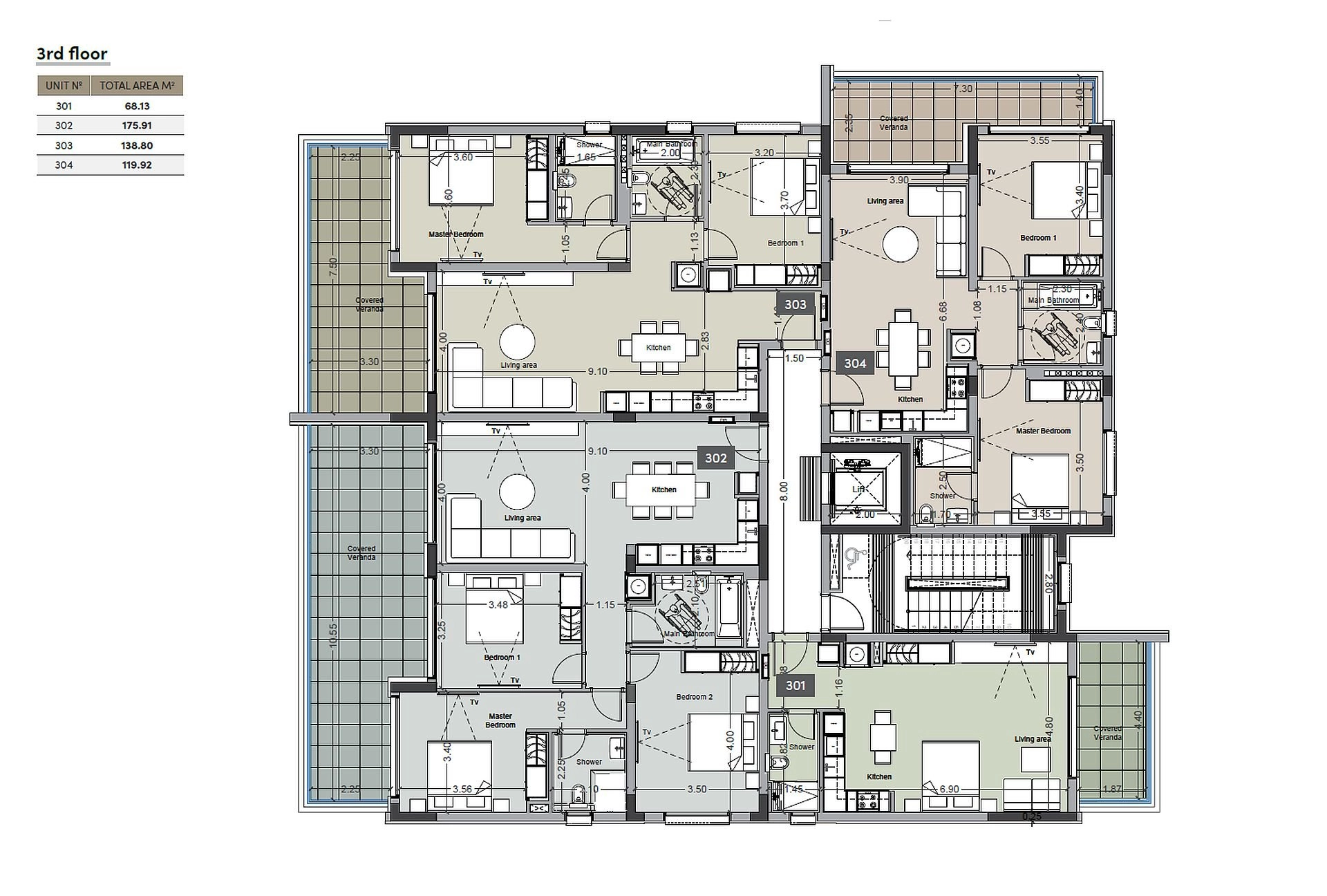 56m² Apartment for Sale in Potamos Germasogeias, Limassol District