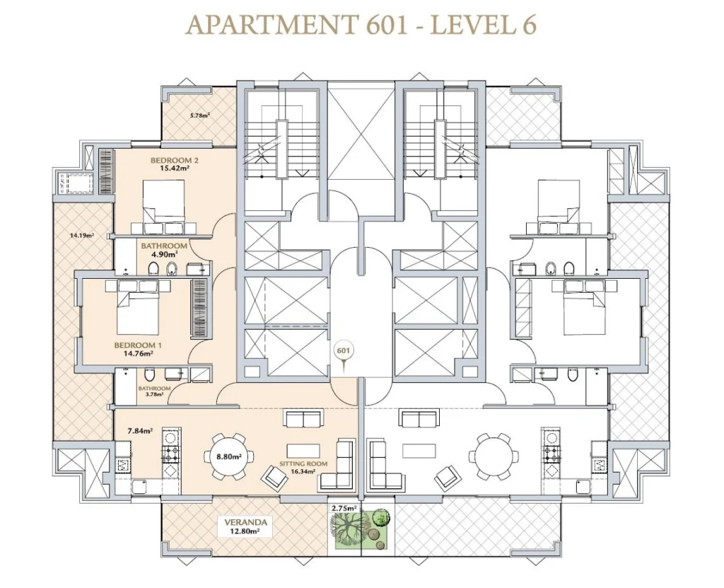 2 Bedroom Apartment for Sale in Parekklisia, Limassol District