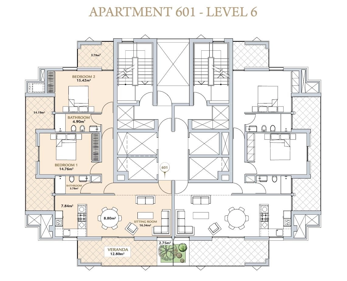 2 Bedroom Apartment for Sale in Parekklisia, Limassol District