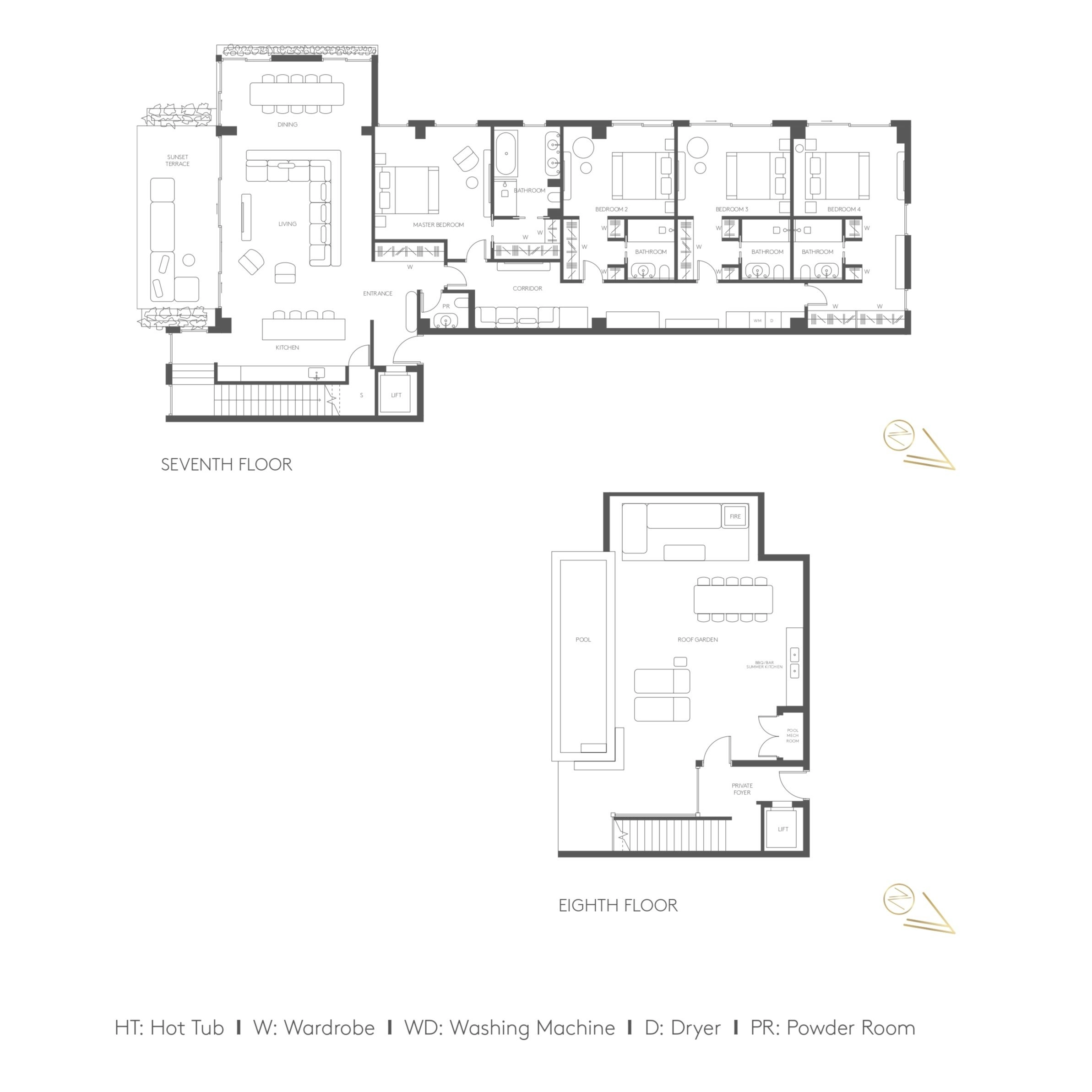 4 Bedroom Apartment for Sale in Germasogeia – Tourist Area, Limassol District