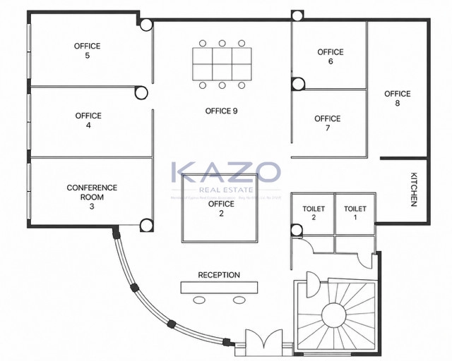 250m² Office for Rent in Limassol District