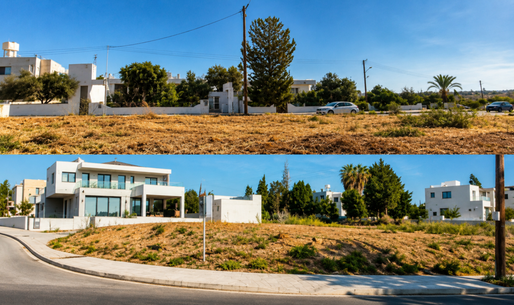 654m² Plot for Sale in Paphos – Emba