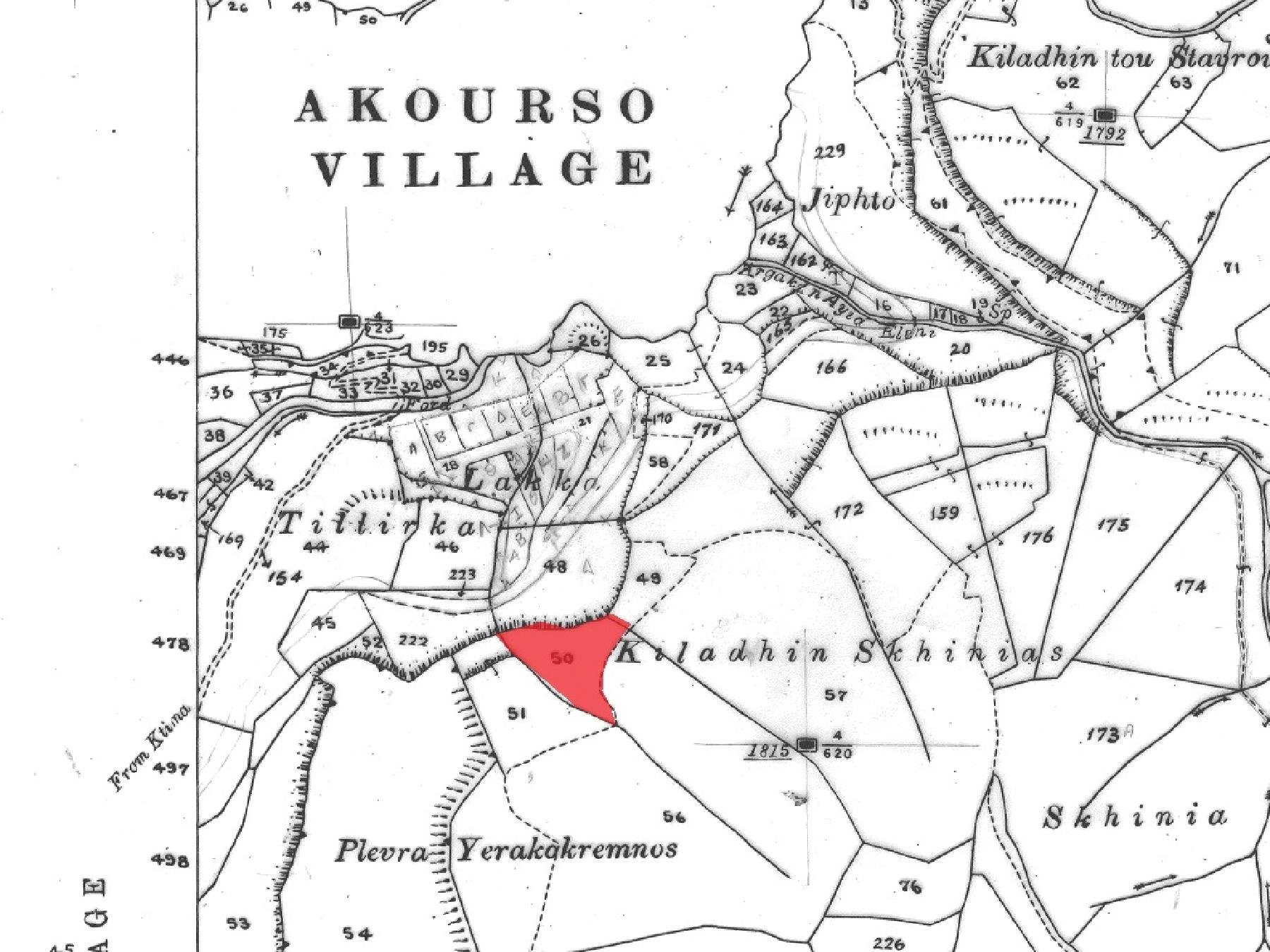 3,345m² Plot for Sale in Akoursos, Paphos District