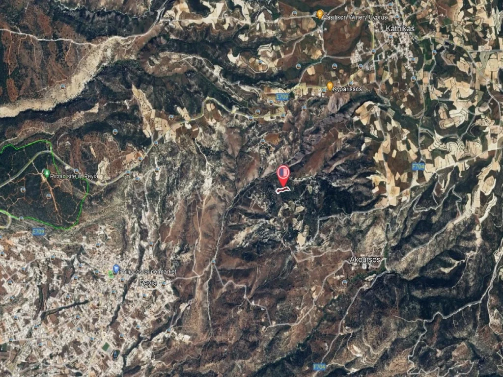 7,693m² Plot for Sale in Pegeia, Paphos District