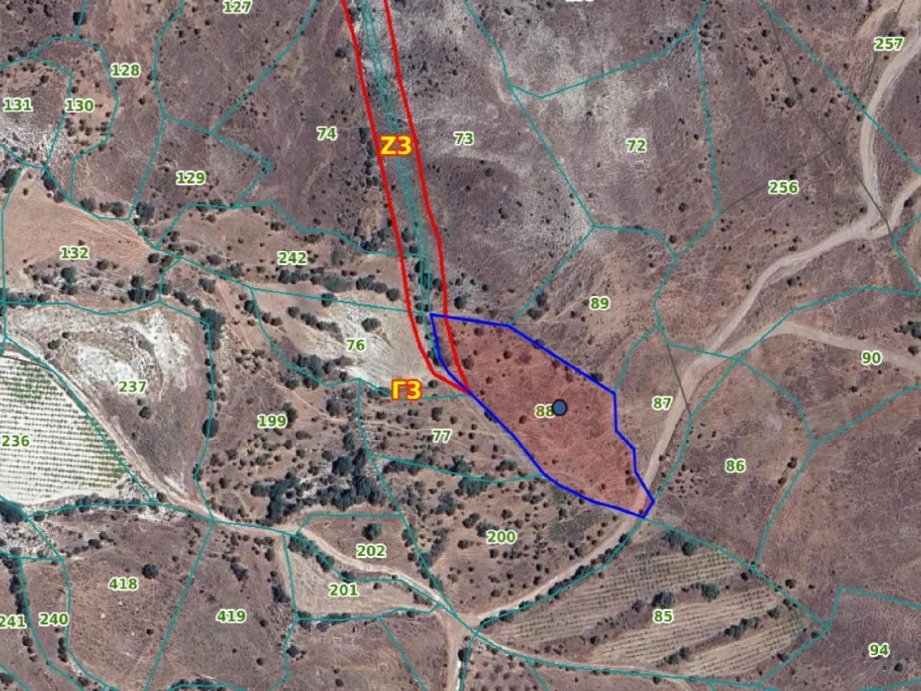 5,352m² Plot for Sale in Kelokedara, Paphos District