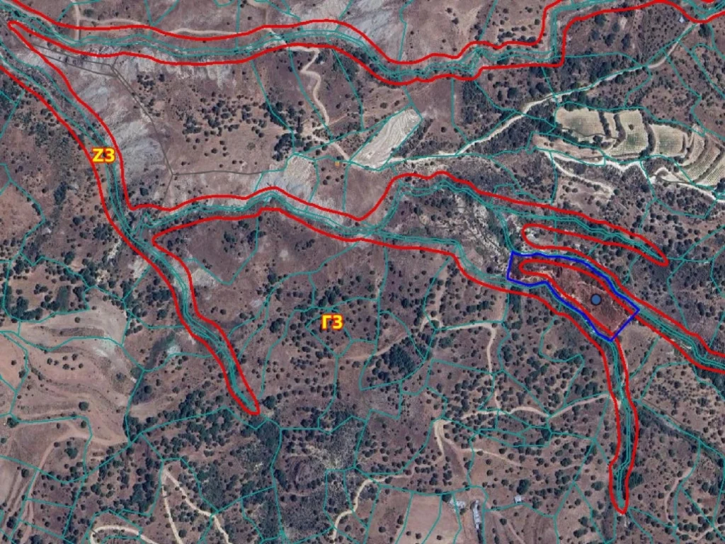 10,034m² Plot for Sale in Kelokedara, Paphos District