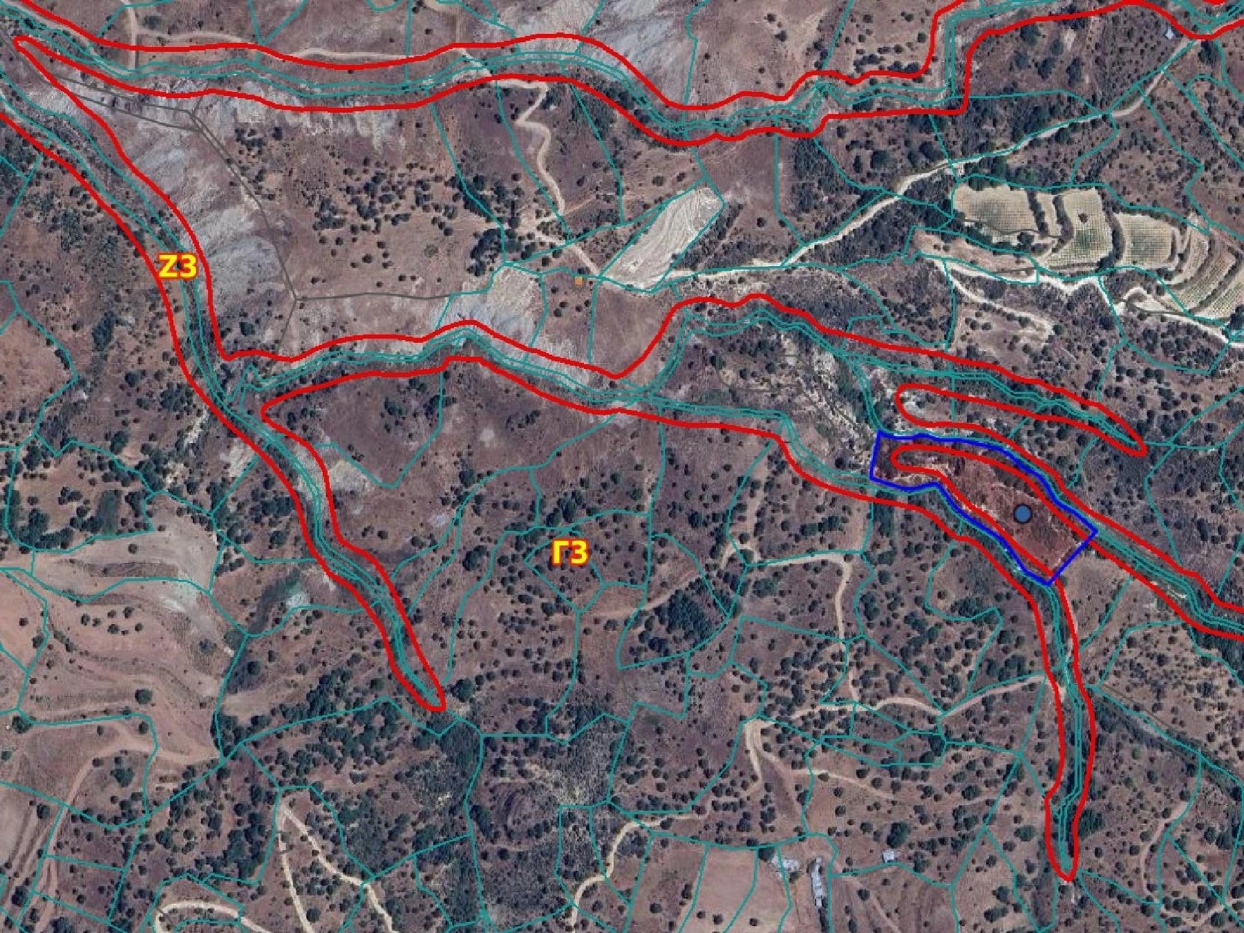 10,034m² Plot for Sale in Kelokedara, Paphos District