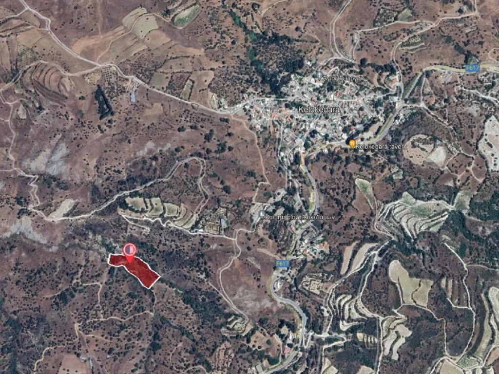 10,034m² Plot for Sale in Kelokedara, Paphos District