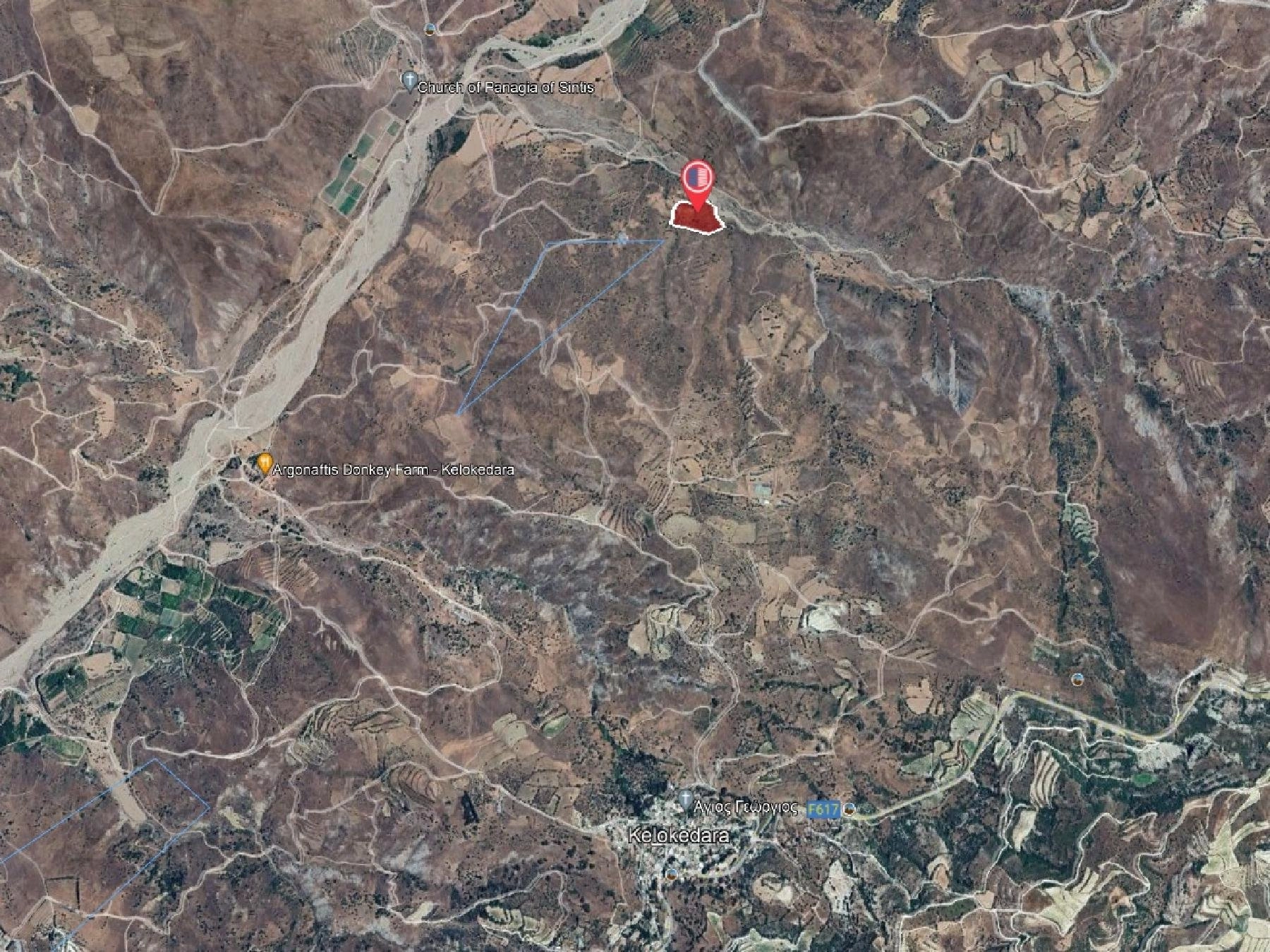18,024m² Plot for Sale in Kelokedara, Paphos District