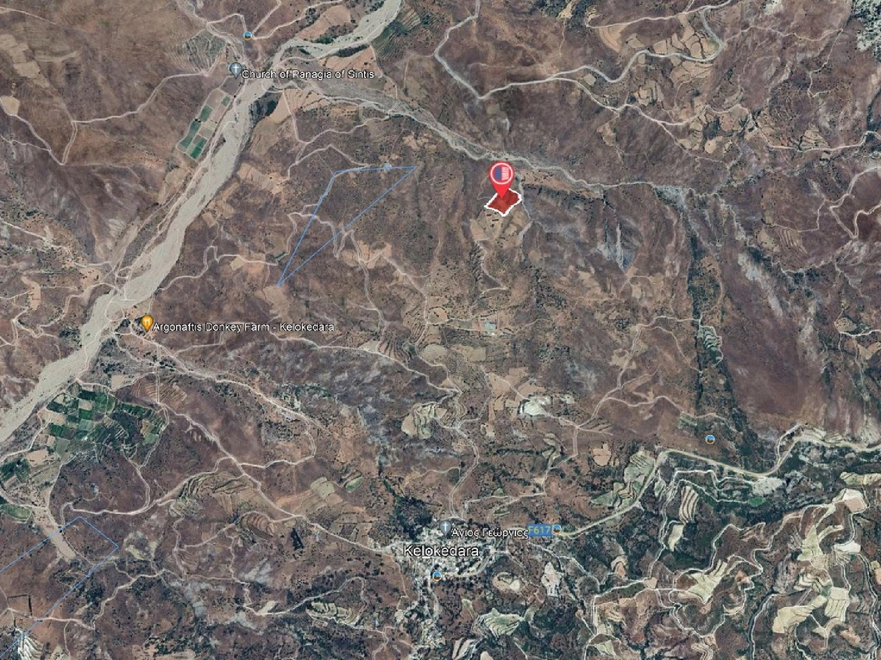 16,389m² Plot for Sale in Kelokedara, Paphos District