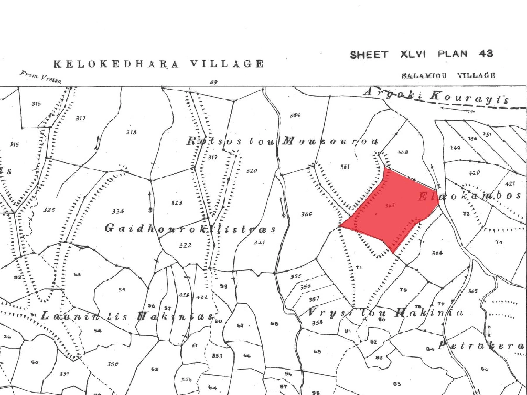 16,389m² Plot for Sale in Kelokedara, Paphos District