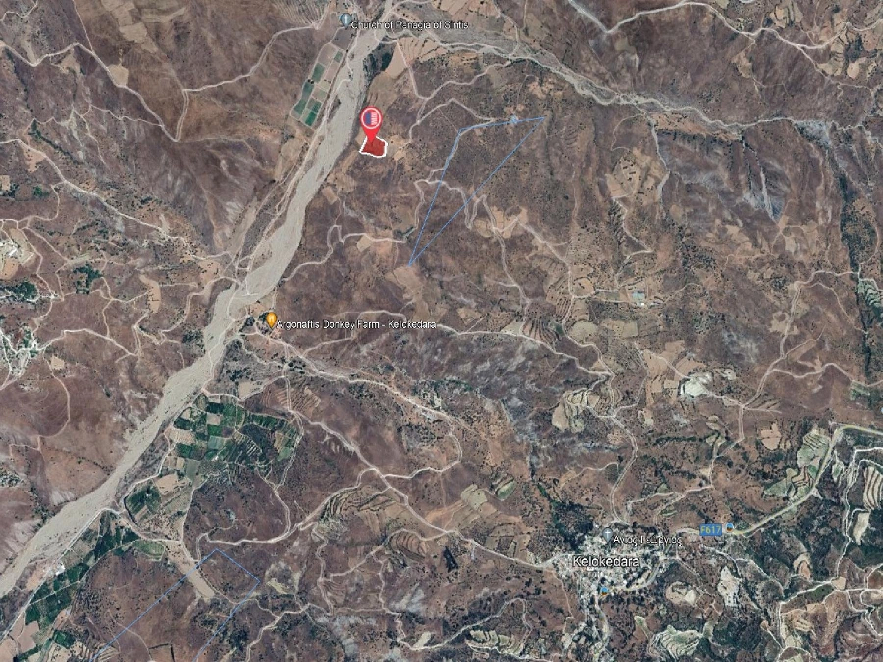 10,703m² Plot for Sale in Kelokedara, Paphos District