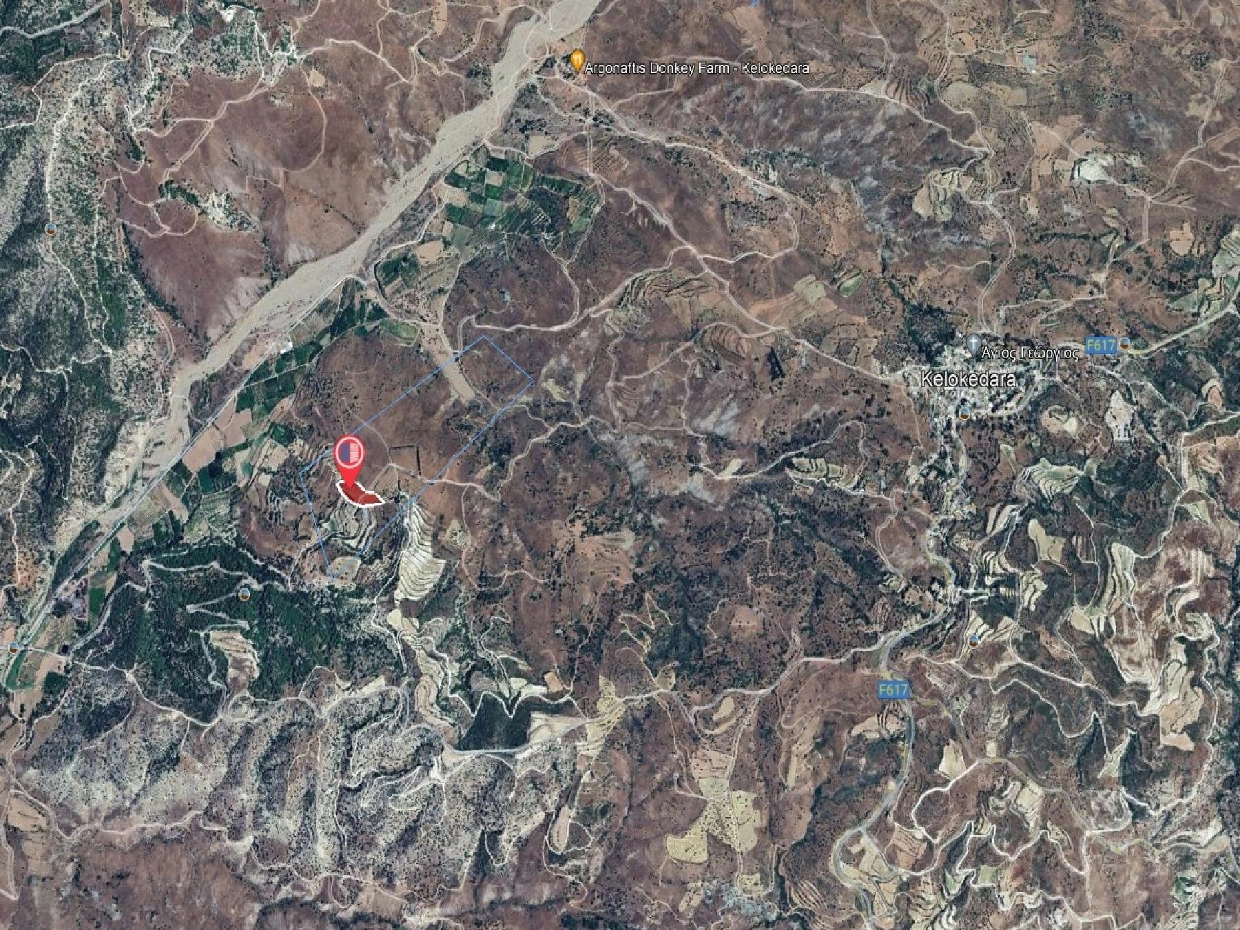 11,037m² Plot for Sale in Kelokedara, Paphos District